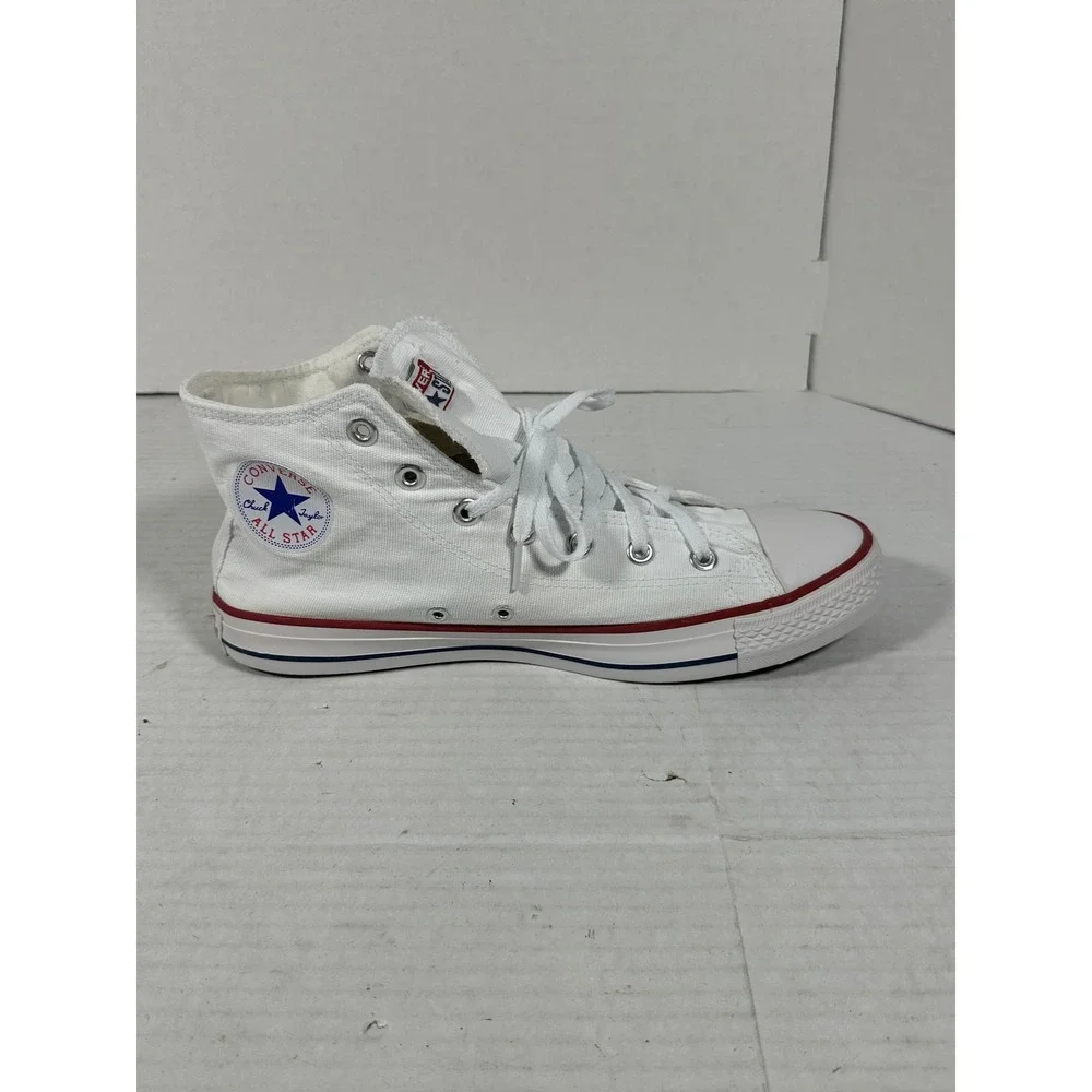 Converse Chuck Taylor All Star High Top White Canvas Mens 10 Womens 11.5 101010